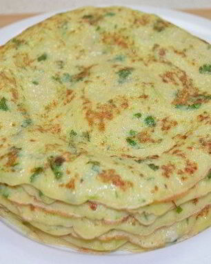 Кабачковые блинчики с кефиром