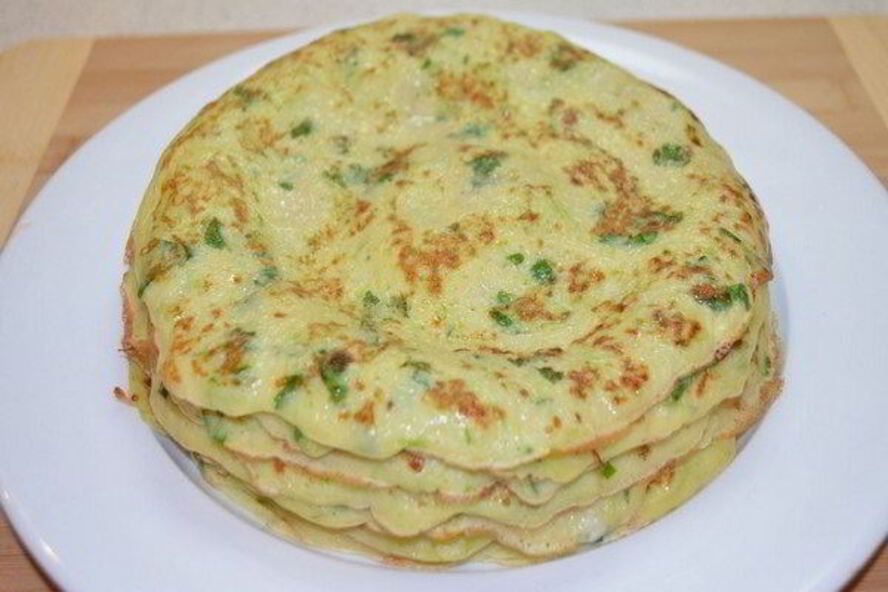 Рецепт кабачковых блинчиков с кефиром