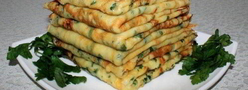 сырные блинчики с петрушкой. Шаг 11