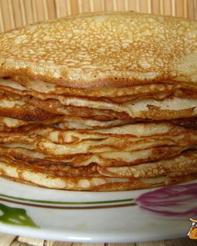 Заварные блинчики на сладком йогурте