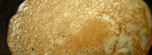 заварные блинчики на сладком йогурте. Шаг 4