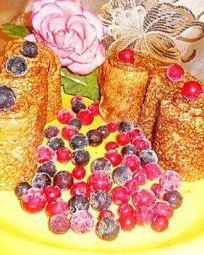 Заварные блины на кефире с кипятком