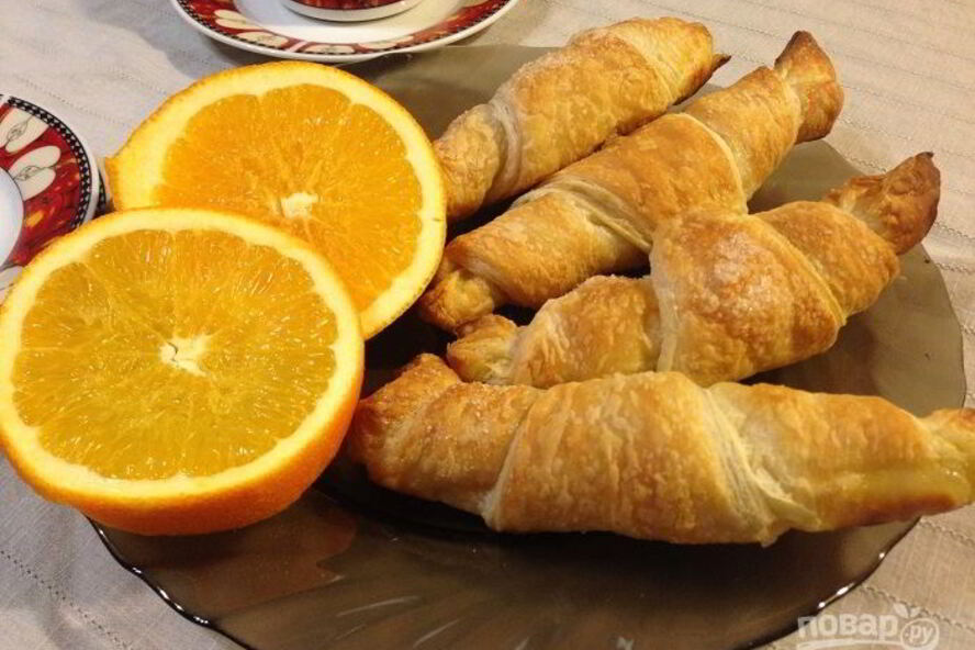 Рецепт апельсиновых круассанов