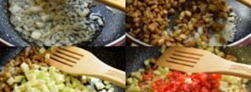 булочки, фаршированные рататуем. Шаг 4