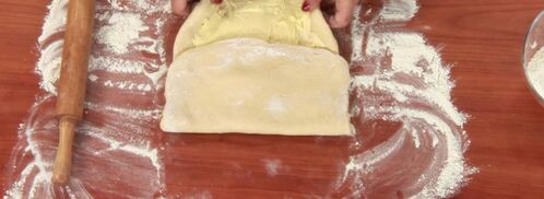 булочки из слоеного теста. Шаг 5