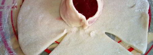 булочки розочки. Шаг 7