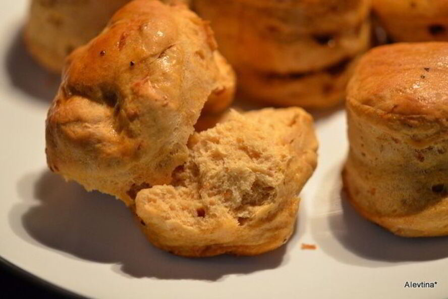 Рецепт булочек с вялеными томатами
