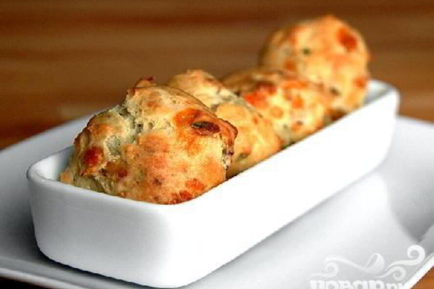 Рецепт гужеров с сыром и беконом