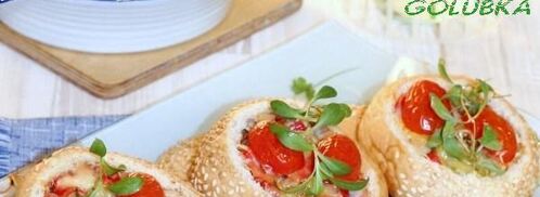 хрустящие булочки с яйцом и крабовыми палочками. Шаг 9