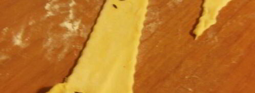 круассаны из слоеного дрожжевого теста. Шаг 4