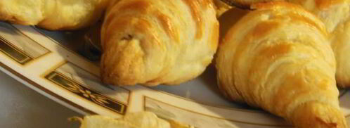 круассаны из слоеного дрожжевого теста. Шаг 7