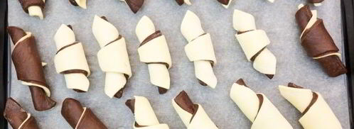 круассаны из слоеного и дрожжевого теста. Шаг 18