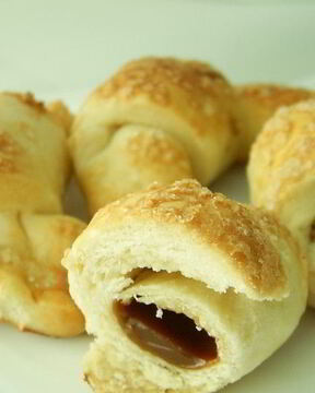 Круассаны со сгущенкой