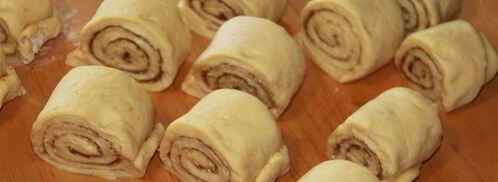 медовые булочки с корицей и орехами. Шаг 11