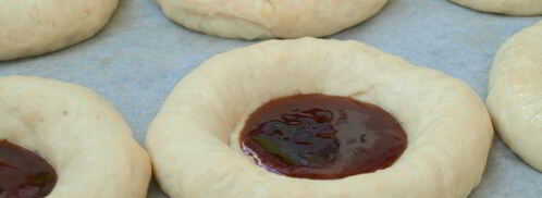 постные ватрушки с вареньем. Шаг 6