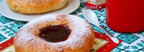 постные ватрушки с вареньем. Шаг 7