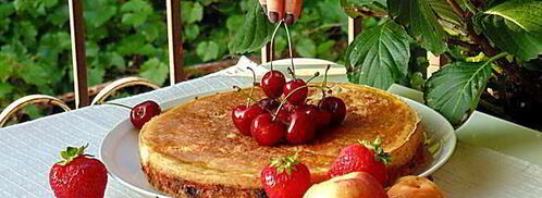 творожная ватрушка с черникой. Шаг 8