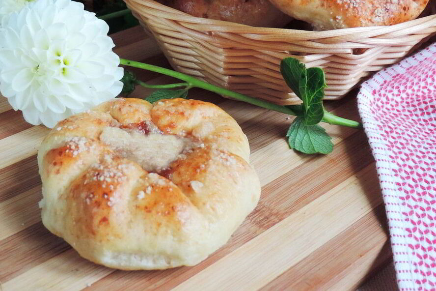 Рецепт творожных булочек осеннее чаепитие