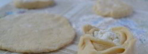 ватрушки с творогом без дрожжей. Шаг 5