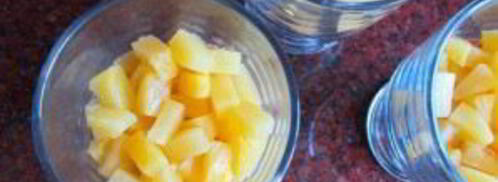 ананасовый чизкейк-парфе. Шаг 4