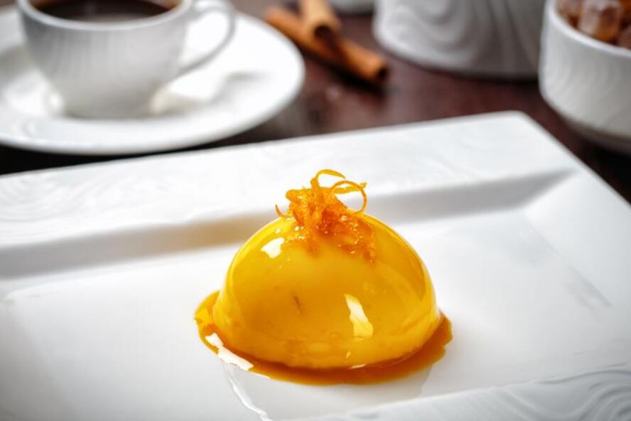 Рецепт апельсинового чизкейка с жидким сердцем