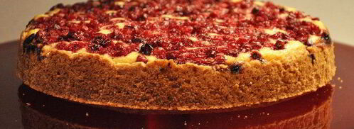 брусничный чизкейк. Шаг 4