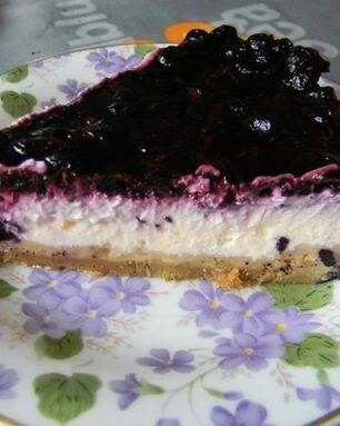 Черничный чизкейк с розмарином
