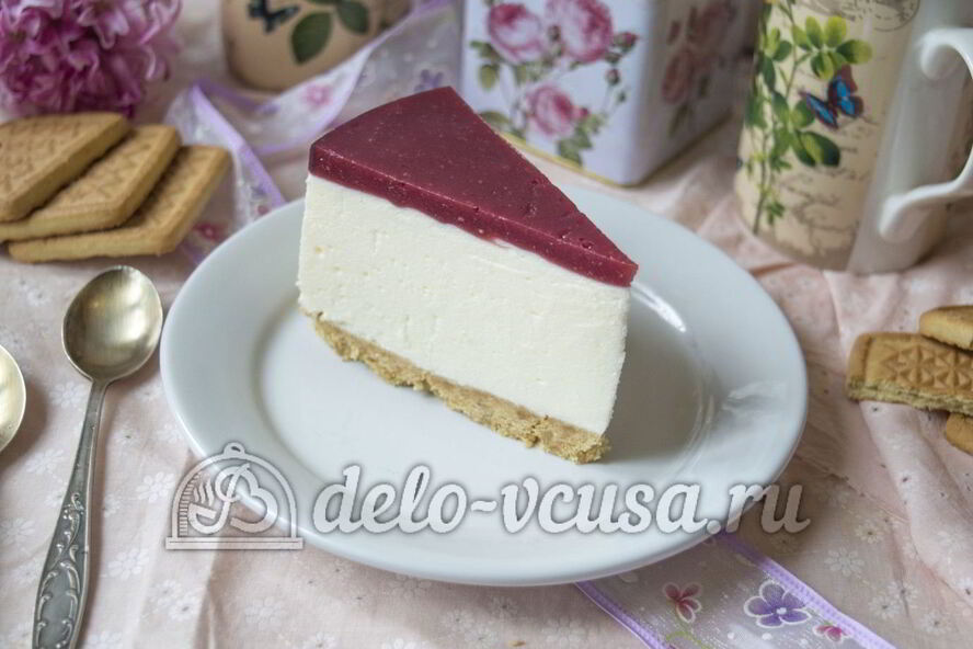 Рецепт чизкейка без выпечки с маскарпоне
