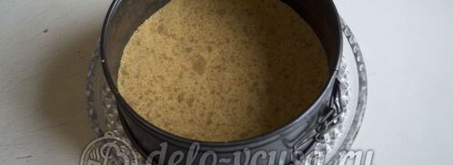 чизкейк без выпечки с маскарпоне. Шаг 4