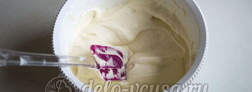 чизкейк без выпечки с маскарпоне. Шаг 7