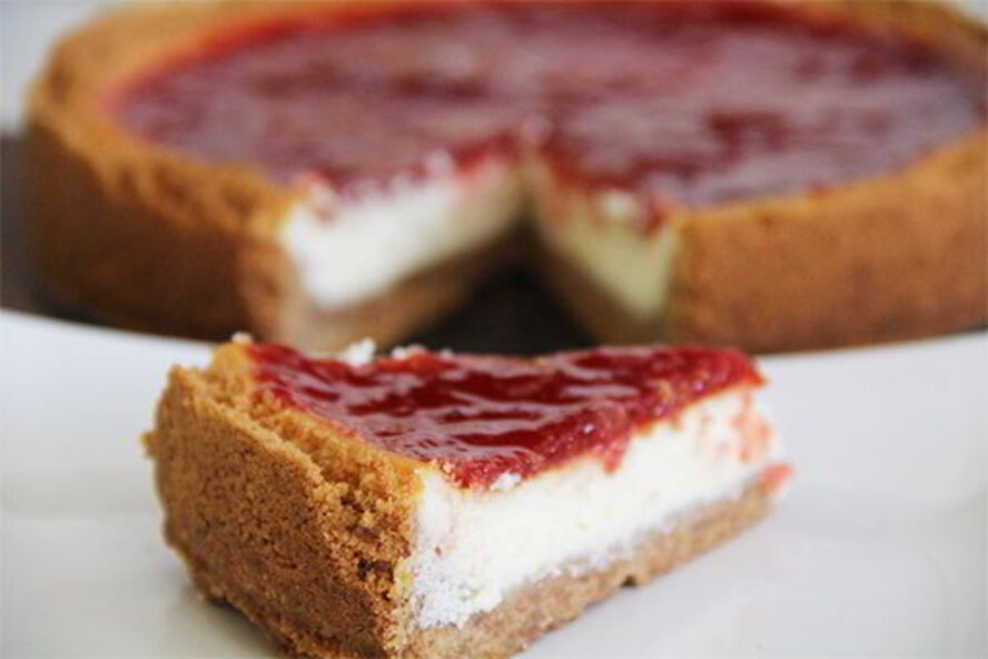 Рецепт чизкейка клубнично-сливочный
