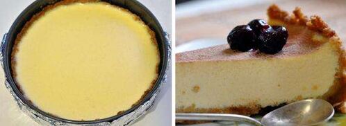 чизкейк на водяной бане. Шаг 11