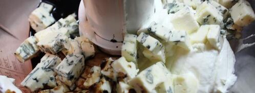 чизкейк с голубым сыром и пьяной грушей. Шаг 5