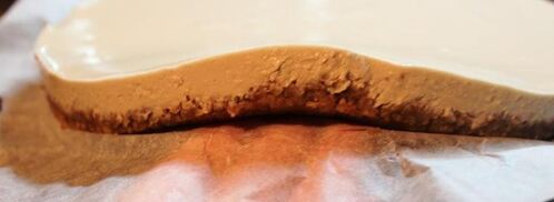 чизкейк с голубым сыром и пьяной грушей. Шаг 8