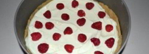 чизкейк с малиной. Шаг 8