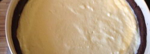 чизкейк шоколад-тыква-карамель. Шаг 9