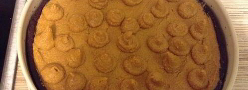 чизкейк шоколад-тыква-карамель. Шаг 11