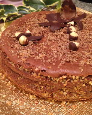 Чизкейк шоколадно-ореховый