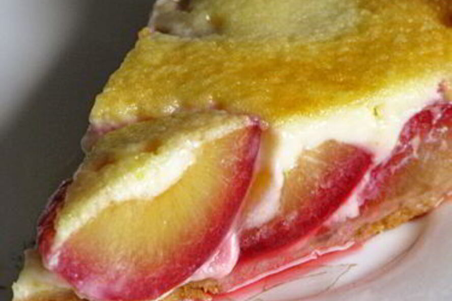 Рецепт чизкейка со сливой