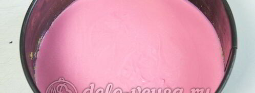 клубничный чизкейк с творогом без выпечки. Шаг 9