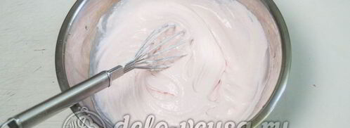 клубничный чизкейк с творогом без выпечки. Шаг 10