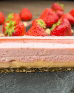 Клубничный чизкейк