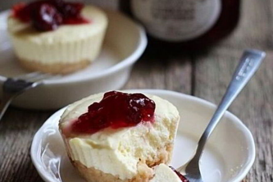 Рецепт мини чизкейк из печенья за 5 минут