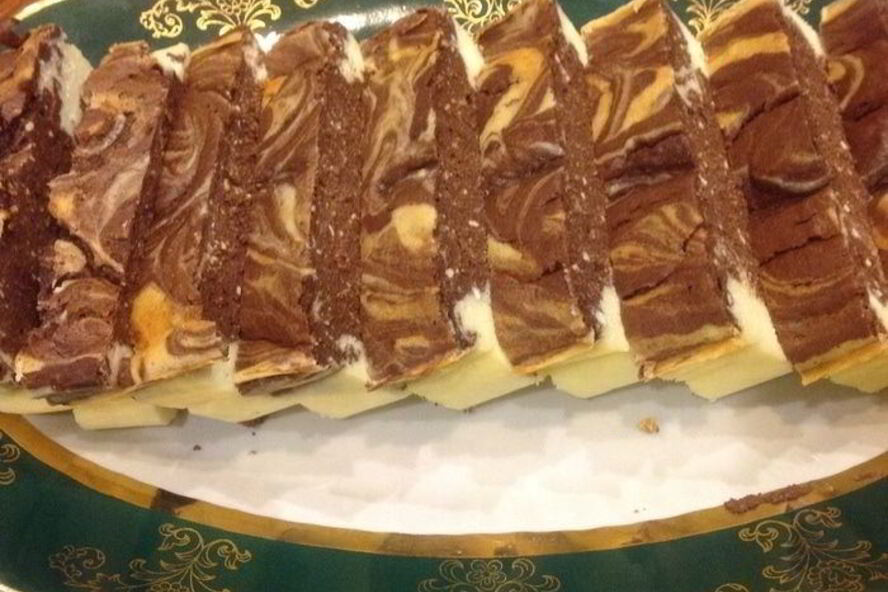 Рецепт мраморного чизкейка