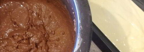 мраморный чизкейк. Шаг 3