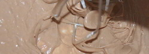 шоколадный чизкейк с бананами. Шаг 10