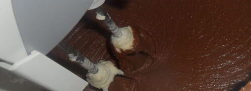 шоколадный чизкейк с кокосовыми вафлями и черносливом. Шаг 6