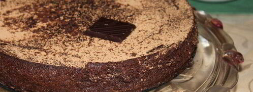 шоколадный чизкейк с кокосовыми вафлями и черносливом. Шаг 10