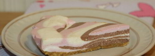 трехцветный домашний чизкейк. Шаг 11