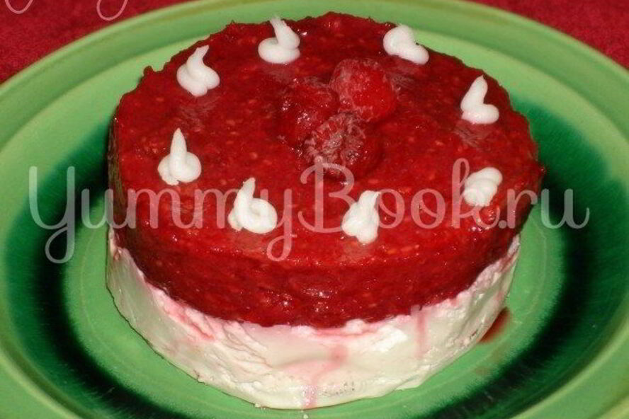 Рецепт ванильного чизкейка-лайта с ягодой